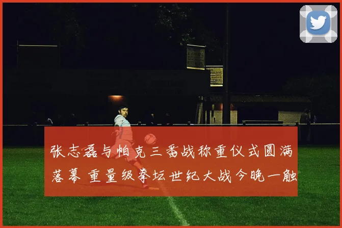 张志磊与帕克三番战称重仪式圆满落幕 重量级拳坛世纪大战今晚一触即发